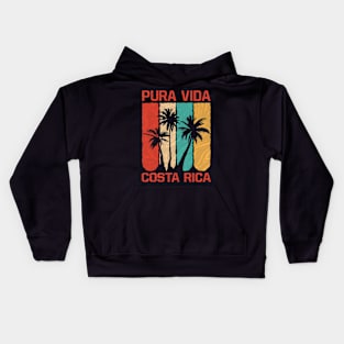 Pura Vida Costa Rica Vintage Travel Souvenir Kids Hoodie